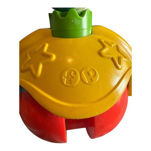 Vintage 1979 Fisher-Price Kids Push Toy Clown #758 – Rolling Ball Walker - Picture 13 of 13